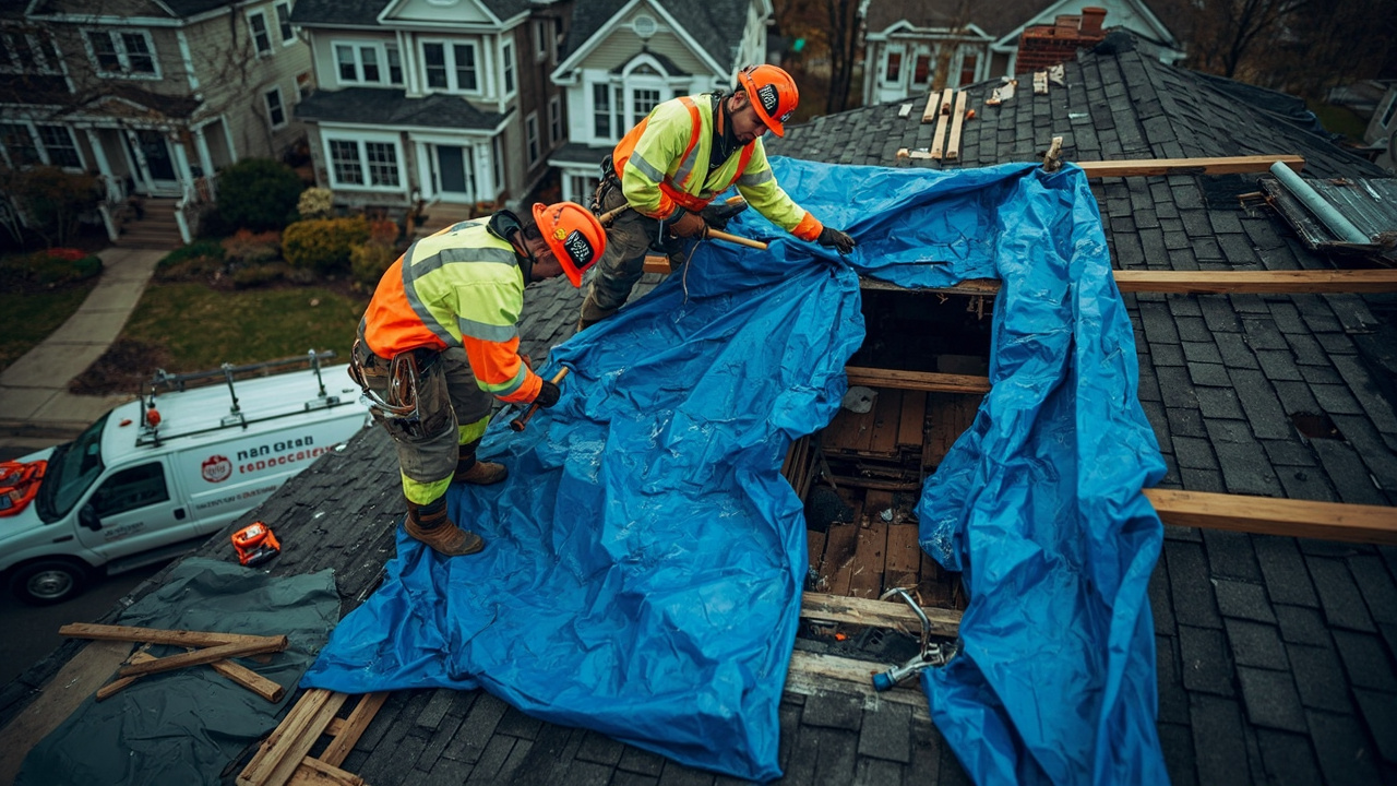 Why Greenwich Roof Leaks Demand Immediate Emergency Tarping