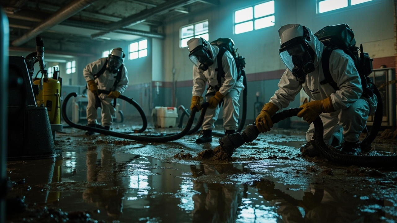 How Professional Sewage Extraction and Disinfection Works