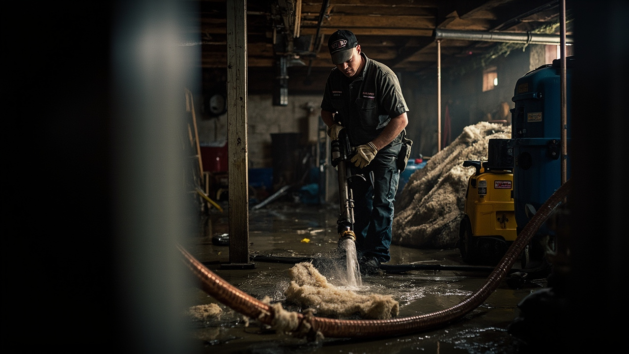 How Professional Burst Pipe Water Damage Restoration Works