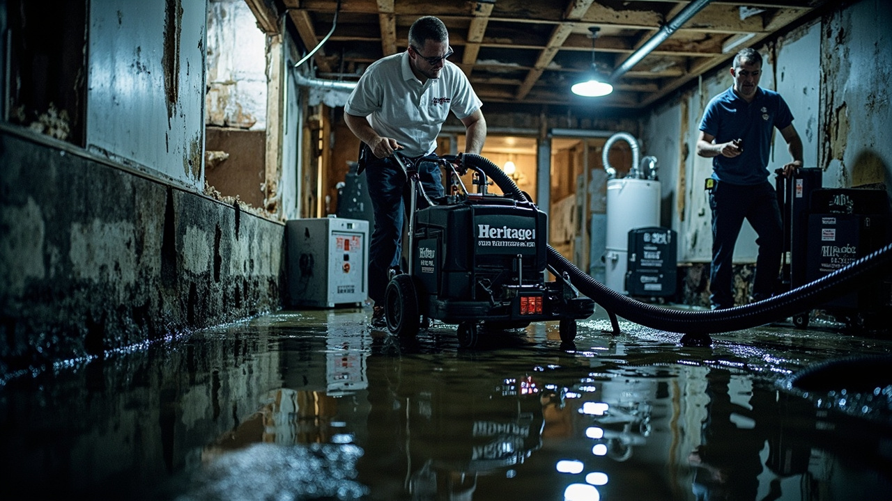 Our Emergency Water Heater Extraction Process Stops Damage Fast
