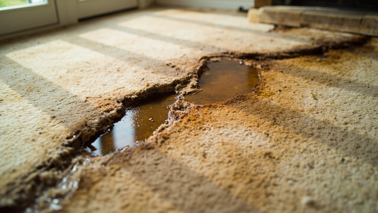 How We Extract Water from Saturated Carpet and Cushion