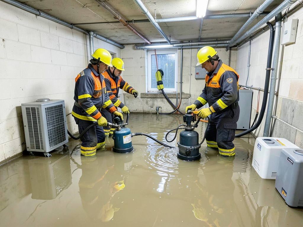 Cleaning up after a sump pump failure in your nort