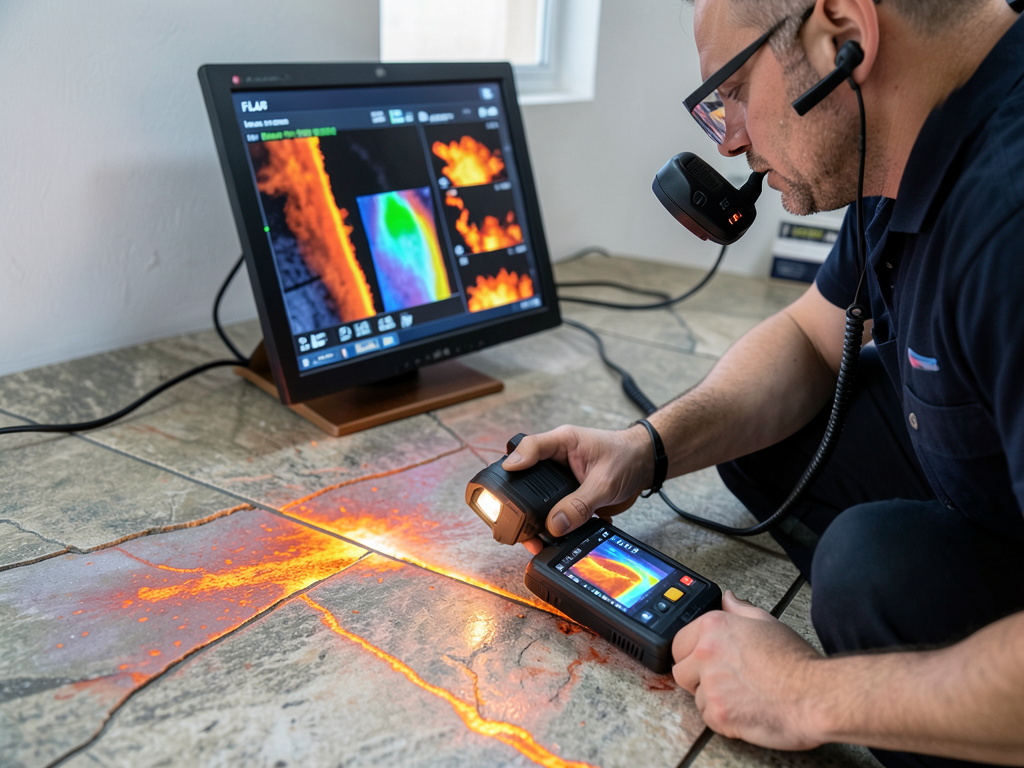 Tracking Down a Radiant Heat Leak Under Your Greenwich Stone Floors