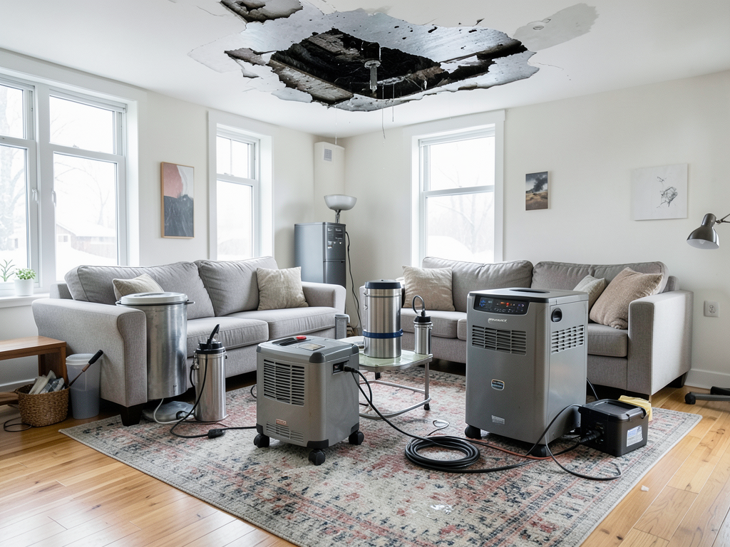 What happens when the heavy snow on your Greenwich roof starts to melt too fast