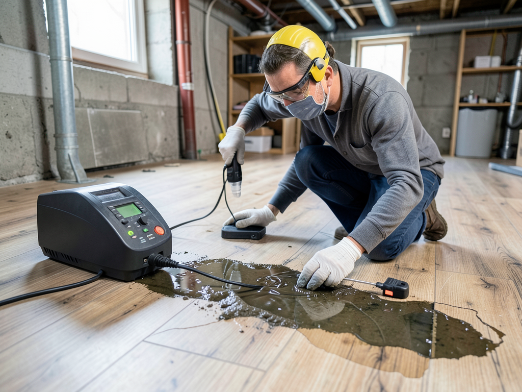 Why luxury vinyl plank flooring can still trap water and mold underneath it
