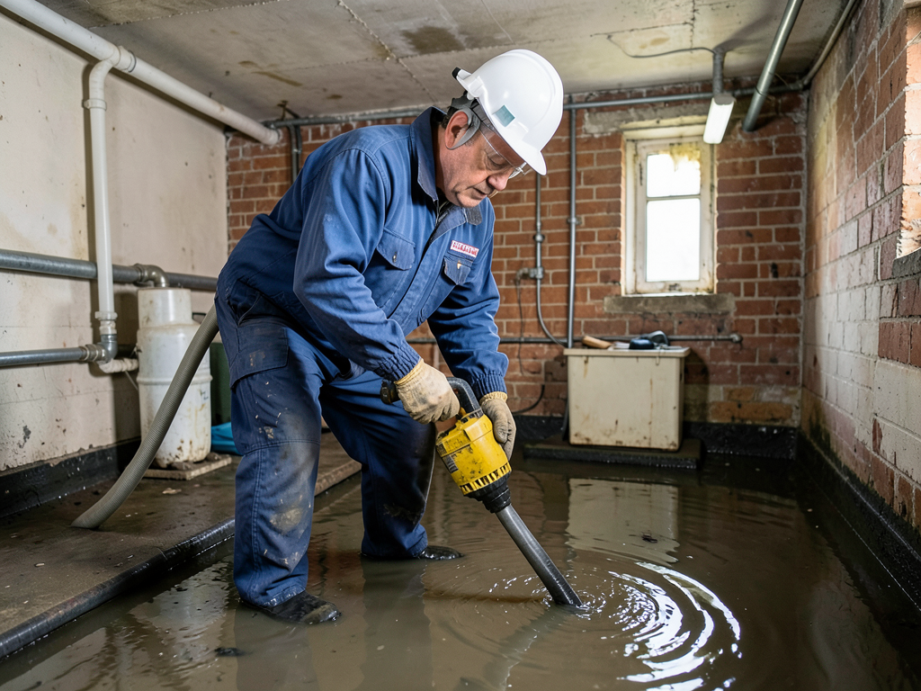 Why you should never touch the standing water in your flooded basement yourself
